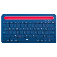 TECLADO WIRELESS+ BTOO  NOGA  NKB-Q70 AZUL Con soporte celular
