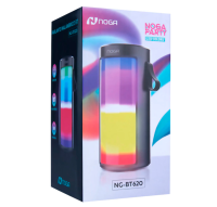 Parlante Noga PARTY  Ng-bt620 Bluetooth 5w Negro Portátil CON LEDS