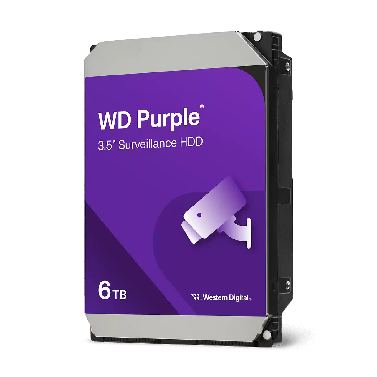 Disco Rigido Western Digital Purple 6tb Sata 256mb Buffer Videovigilancia Wd64purz Para Nvr