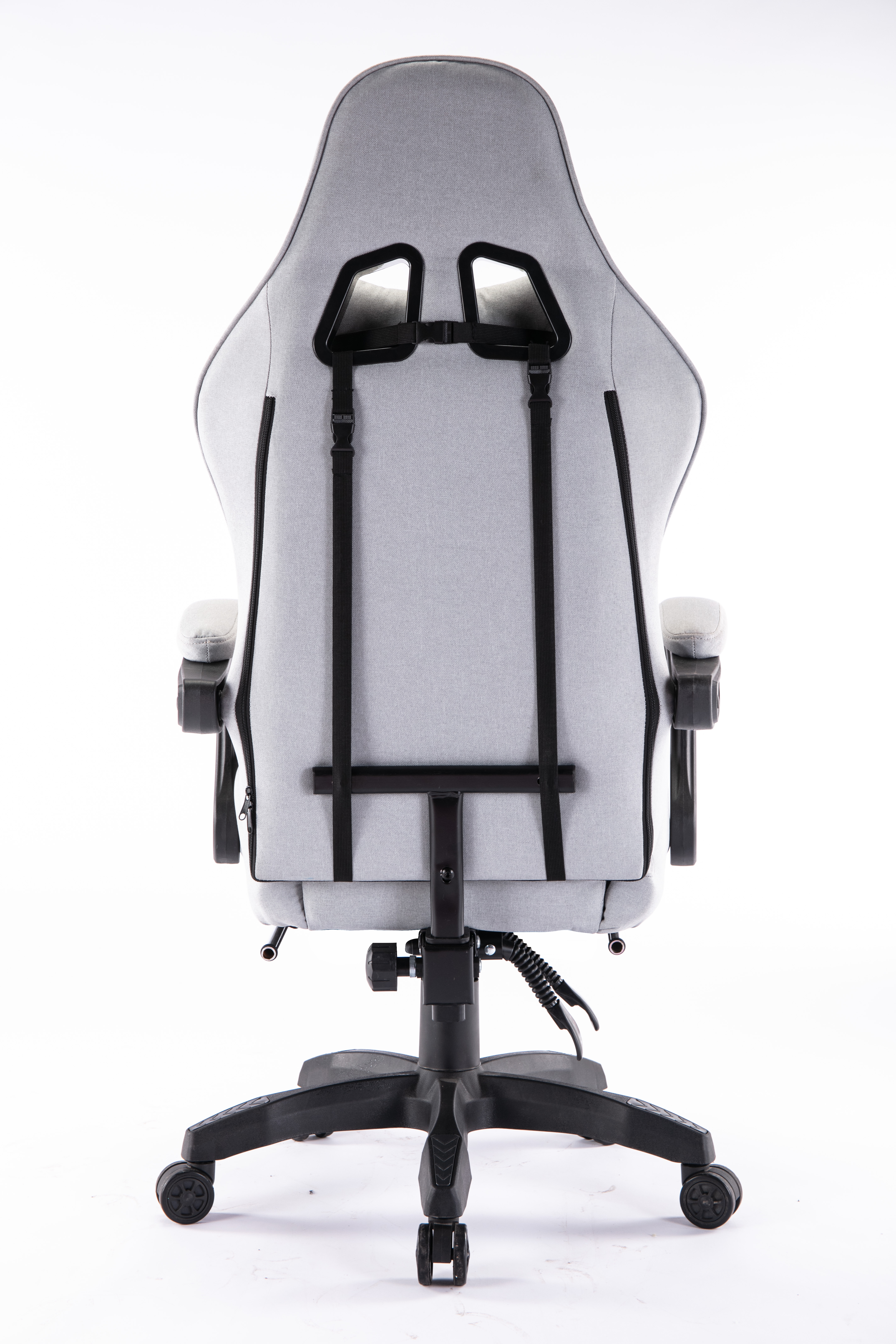 Silla Gamer Merx Futatsu Ft-300 Gris Y Negra Tela