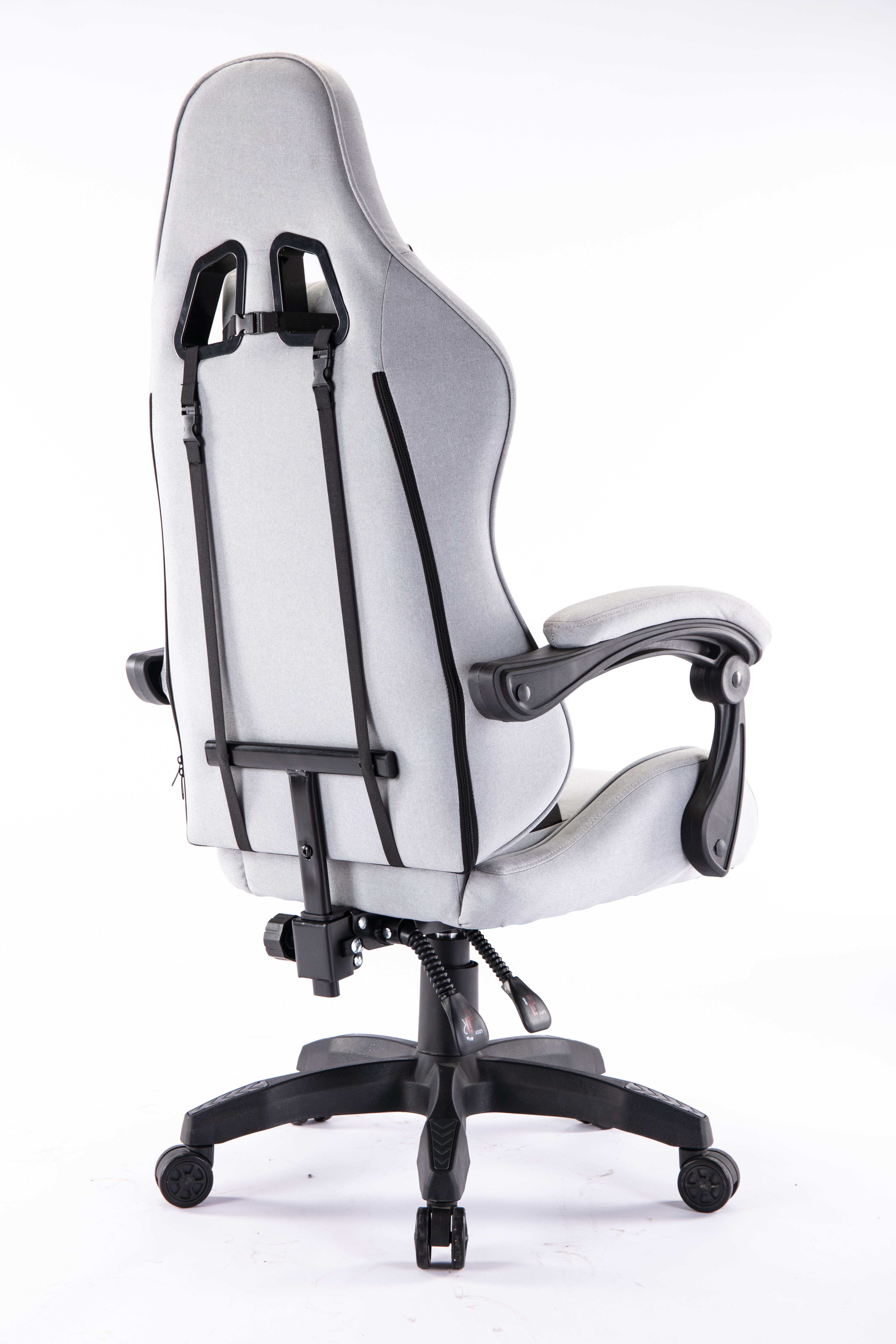 Silla Gamer Merx Futatsu Ft-300 Gris Y Negra Tela