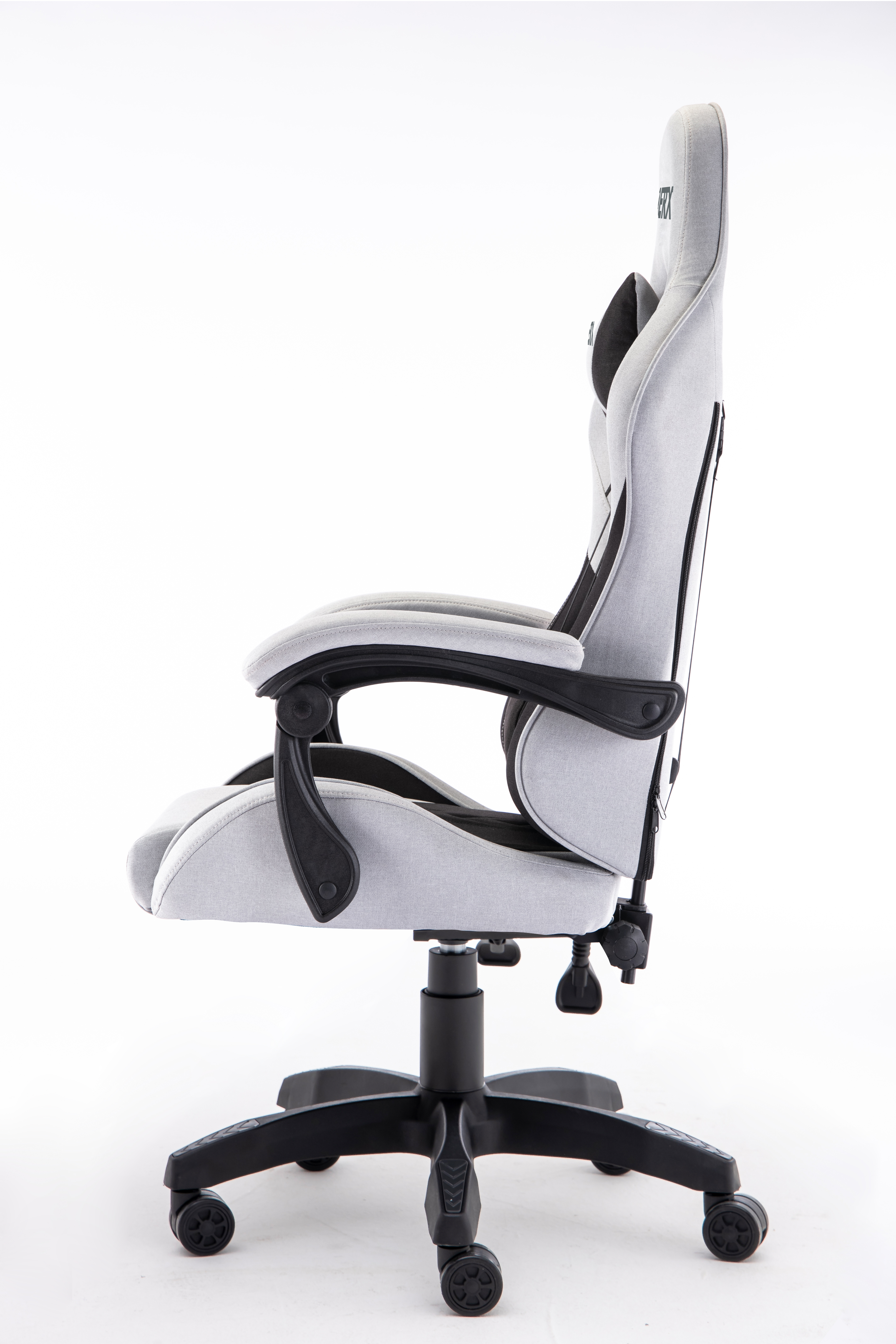 Silla Gamer Merx Futatsu Ft-300 Gris Y Negra Tela