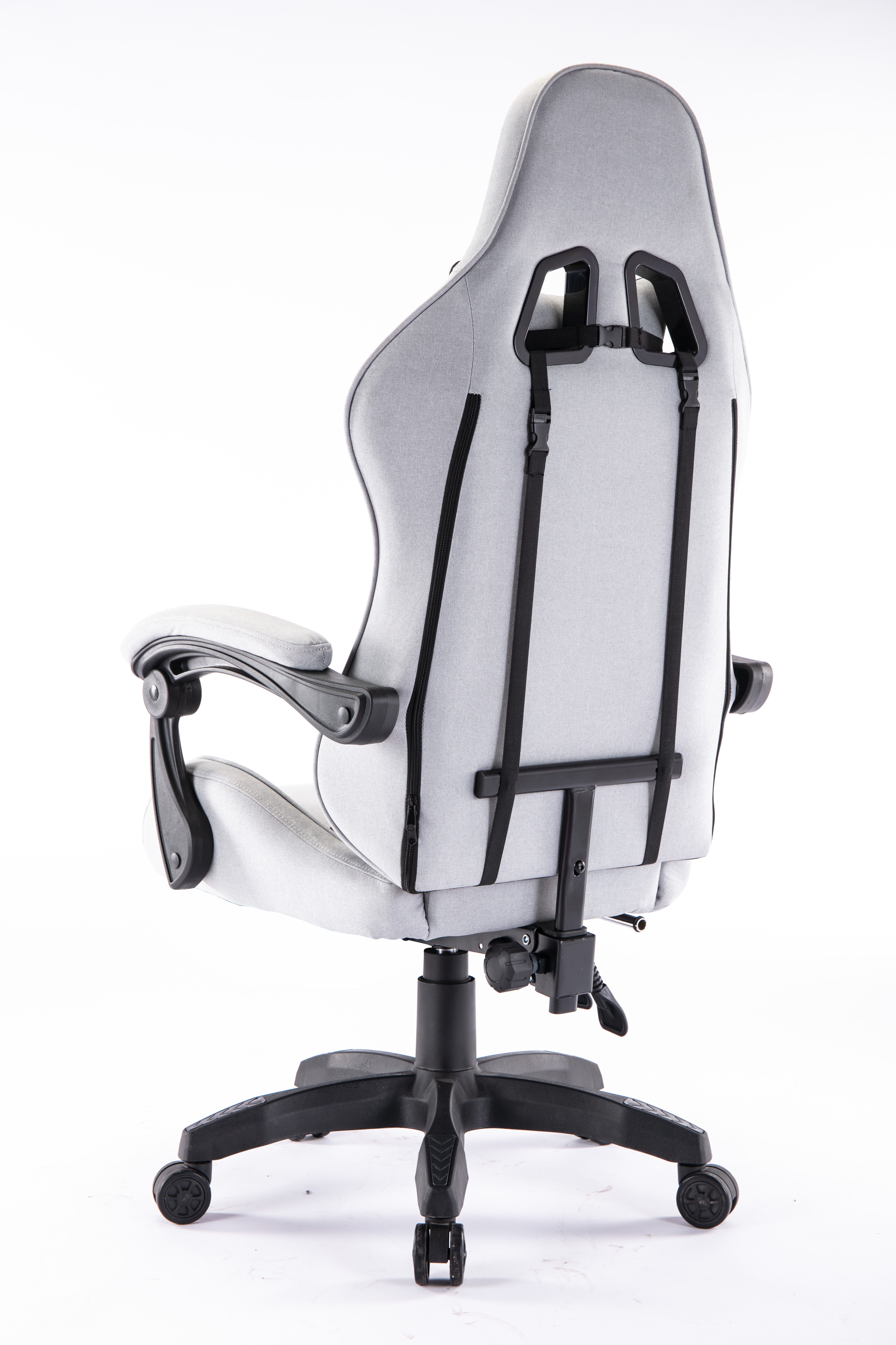 Silla Gamer Merx Futatsu Ft-300 Gris Y Negra Tela