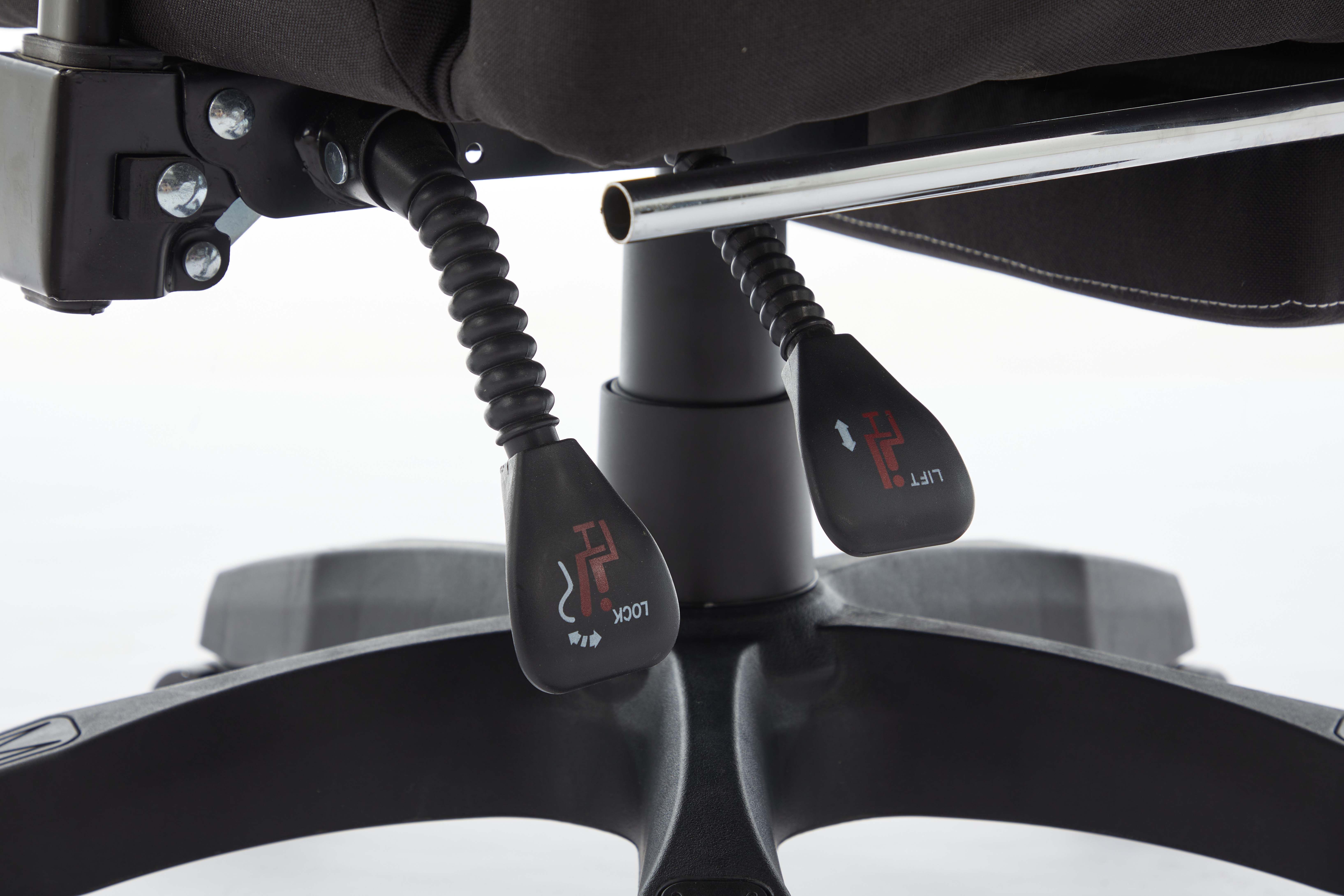 Silla Gamer Merx Kuroyami Kr-400 Negra Tela Con Apoyapies Premium