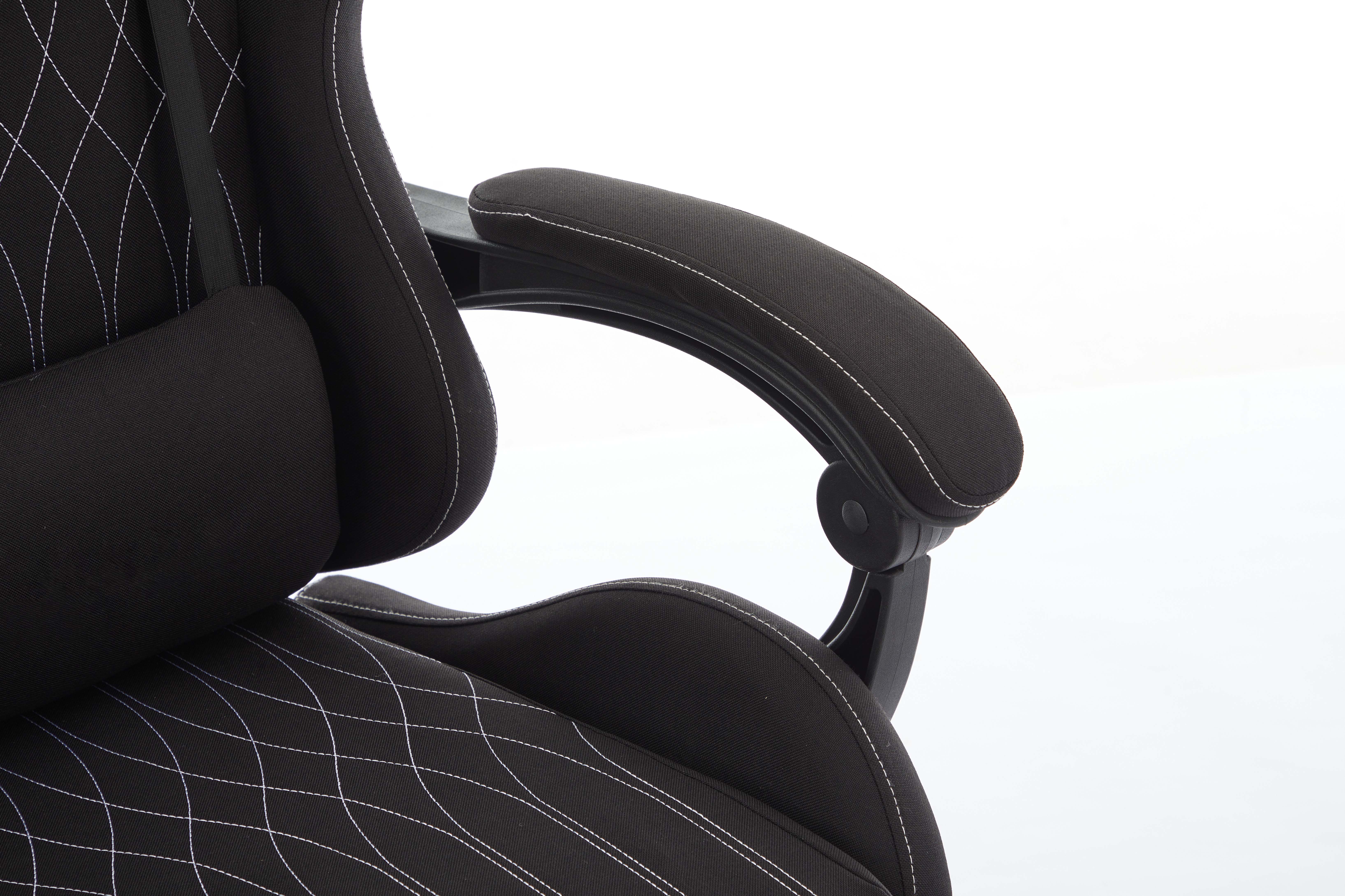 Silla Gamer Merx Kuroyami Kr-400 Negra Tela Con Apoyapies Premium