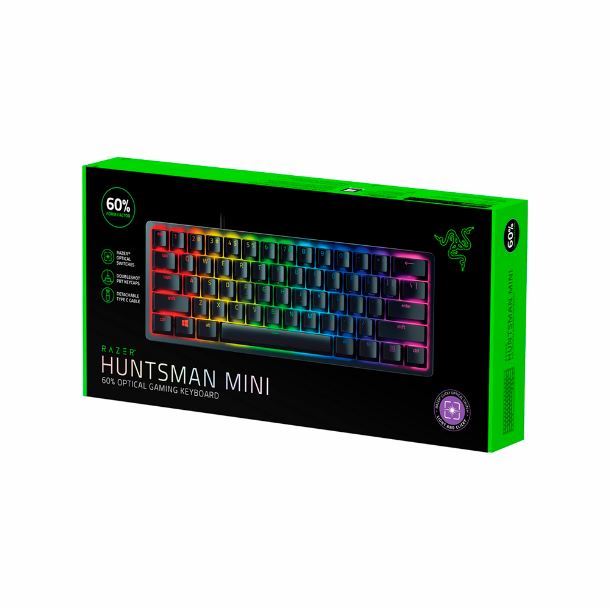 Teclado Razer Huntsman Mini Clicky Purple Sw EspaÑol Ultimas Unidades!!