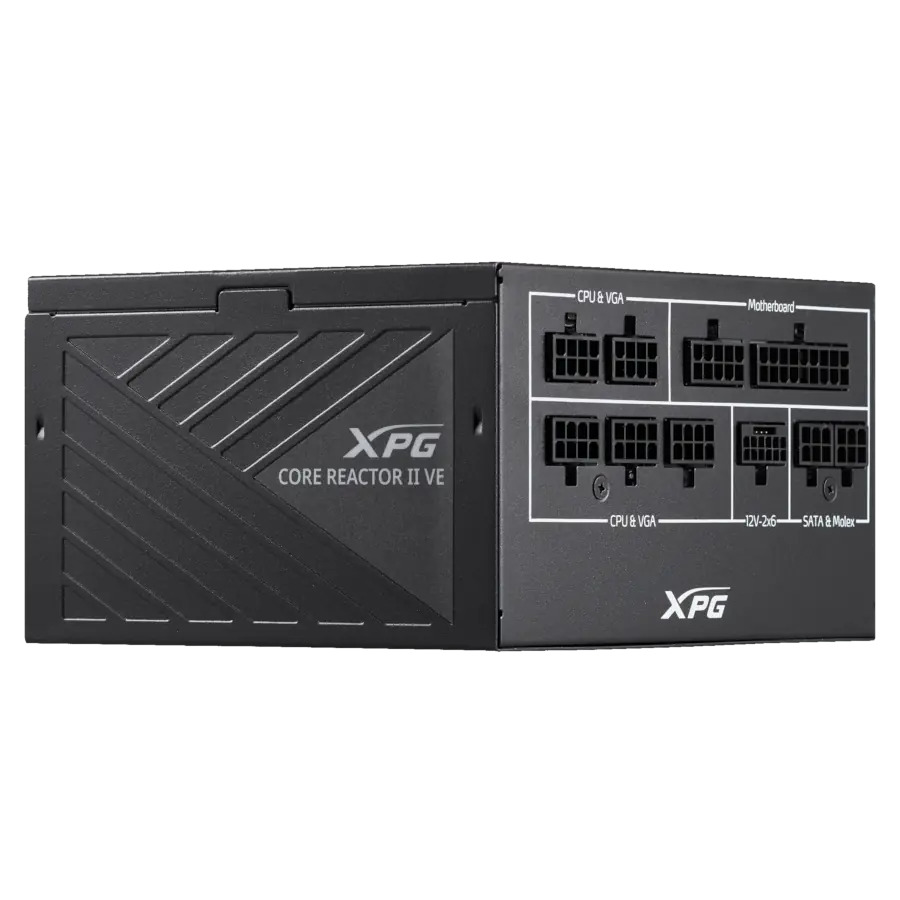 Fuente Xpg Core Reactor Ii Ve 850w 80 Plus Gold Atx 3.1 Pcie 5.0 Compatible Con Rtx 5070 5070 Ti Super Rtx 5080