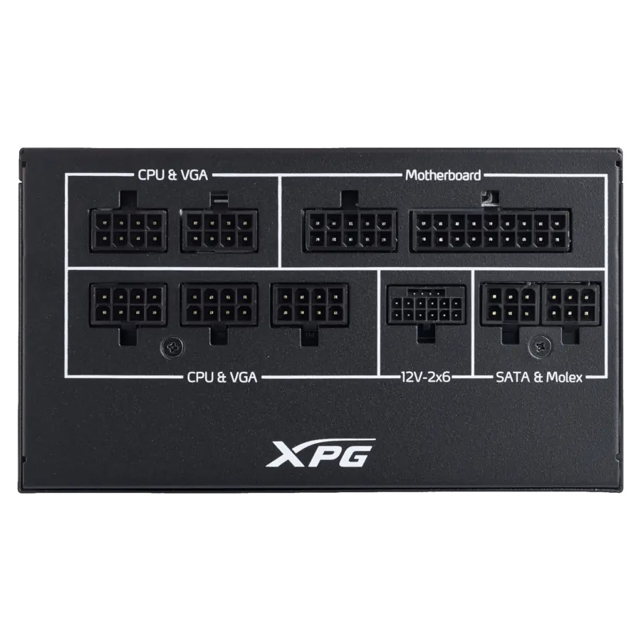 Fuente Xpg Core Reactor Ii Ve 850w 80 Plus Gold Atx 3.1 Pcie 5.0 Compatible Con Rtx 5070 5070 Ti Super Rtx 5080