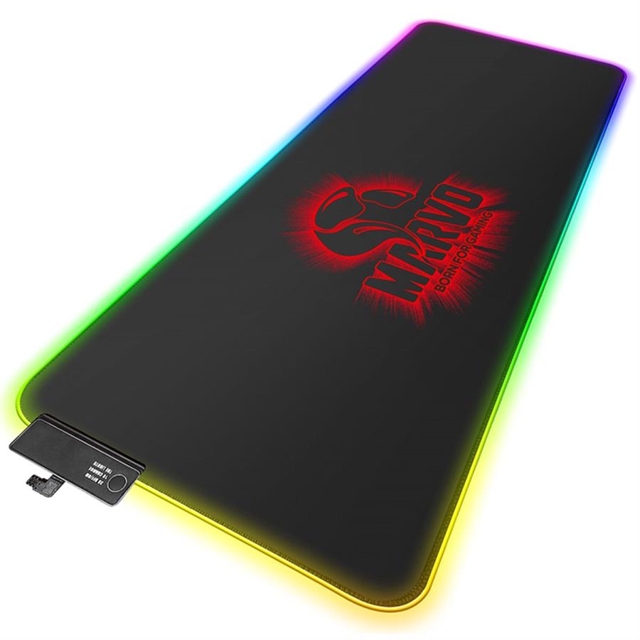 Mouse Pad Rgb Marvo Pro Gaming G45 Xl Black Gravity P1