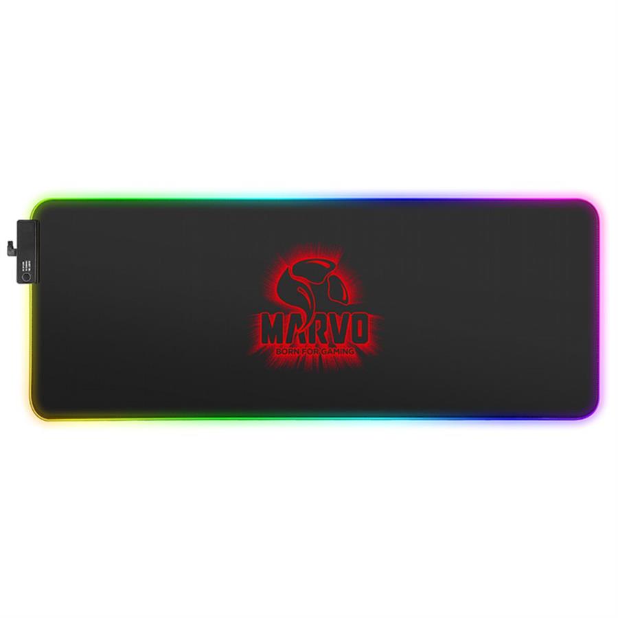 Mouse Pad Rgb Marvo Pro Gaming G45 Xl Black Gravity P1