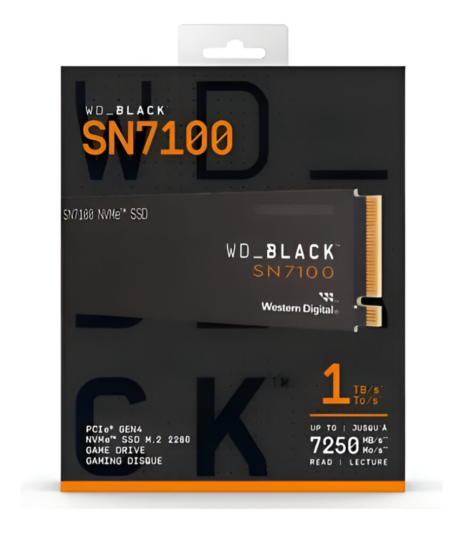 Disco Ssd M.2 Wd Black Sn7100 1tb Nvme 7250 Mb/s