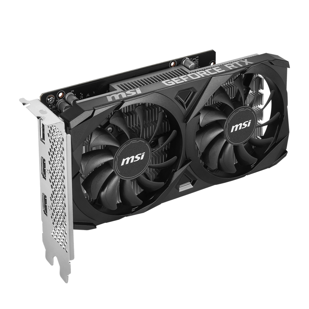 Placa De Video Msi Rtx 3050 Ventus 2x 6gb Gddr6 Oc Edition Dlss Ray Tracing