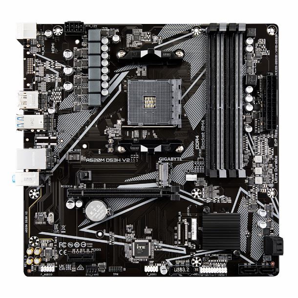 Motherboard Gigabyte A520m Ds3h V2 Ddr4 Am4