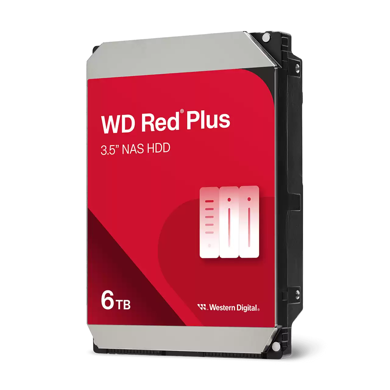 Disco Rigido Western Digital Red Plus 6tb Sata 6gb/s 256mb Buffer