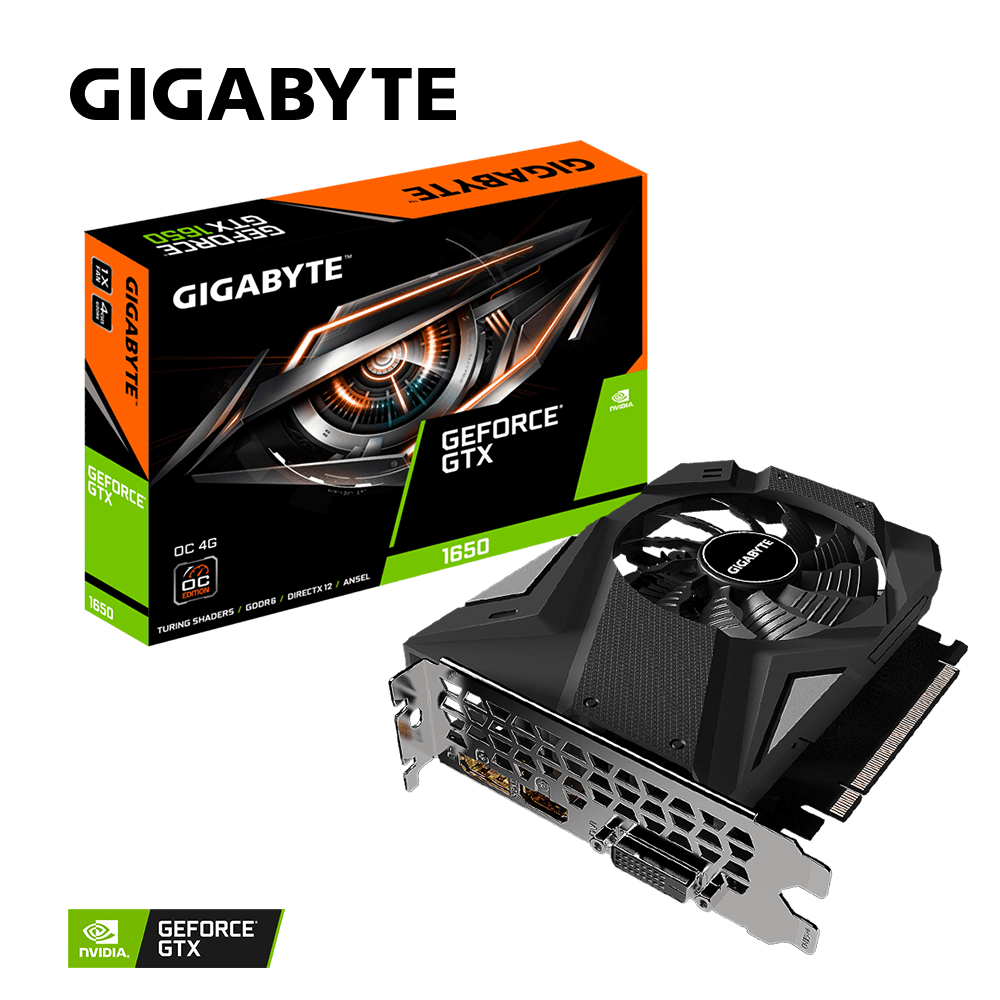Placa De Video Gigabyte Gtx 1650 D6 Oc 4g