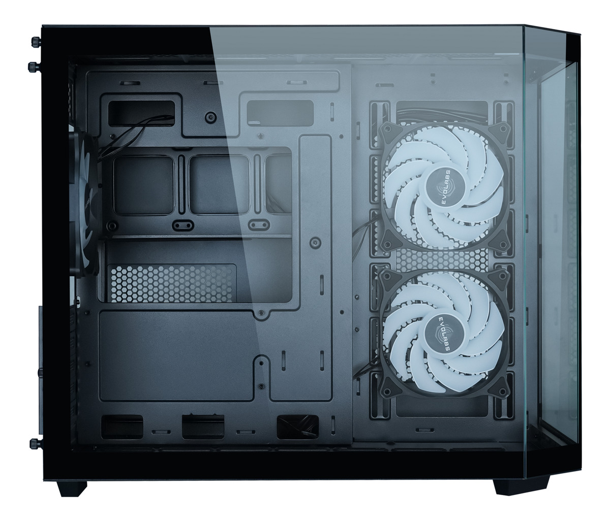 Gabinete Gamer Evolabs Primacy Black Evo-300mb C/fa