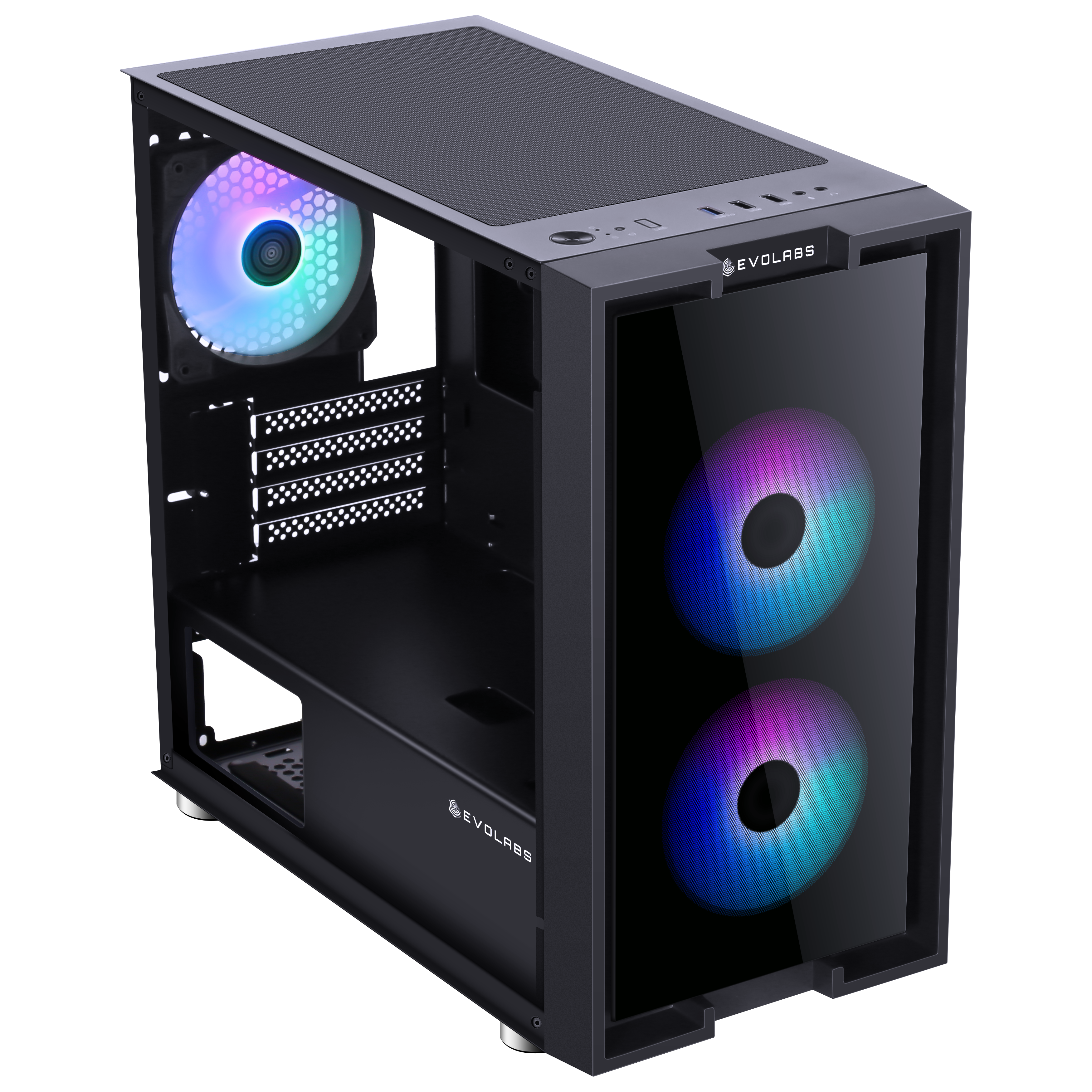 Gabinete Gamer Evolabs Innov8 Evo-210m C/fan
