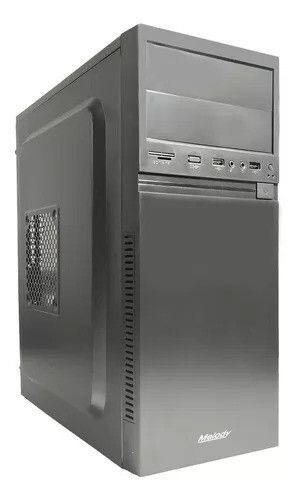 Gabinete Kit Melody Mkg550-11 Con Fuente Teclado Mouse Y Parlantes