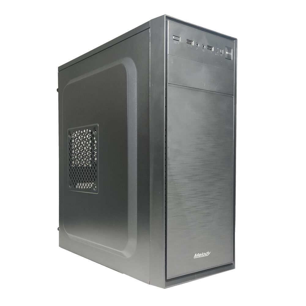 Gabinete Kit Melody Mkg550-11 Con Fuente Teclado Mouse Y Parlantes