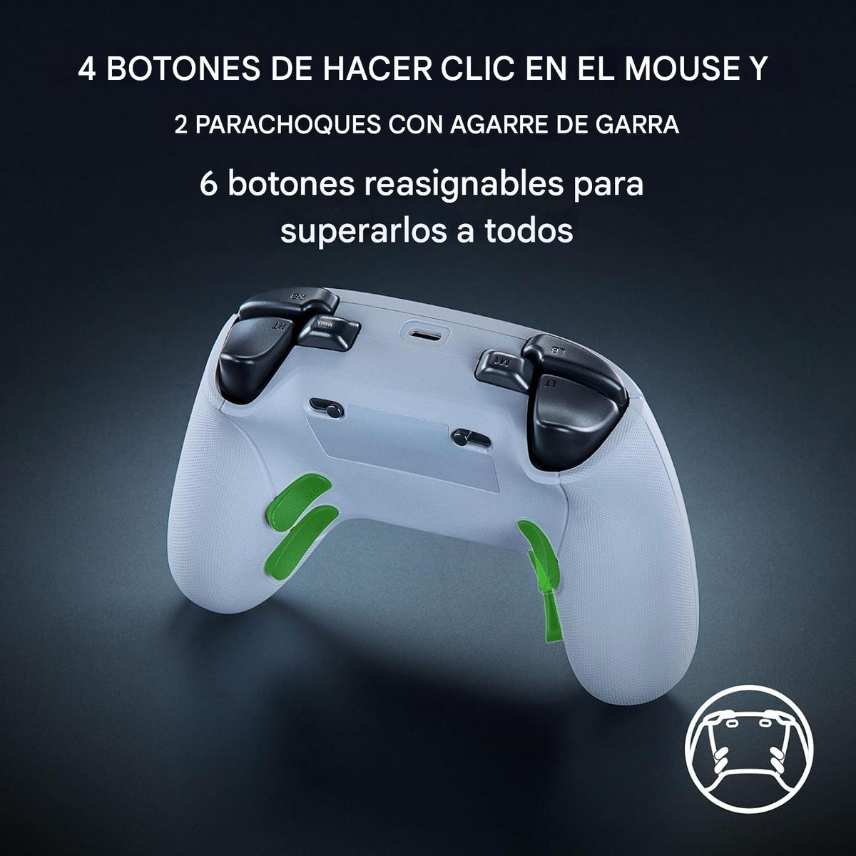 Joystick Razer Wolverine V3 Pro Wireless White Xbox Pc Esports Trigger Lock Hall Effect Shifters Macros