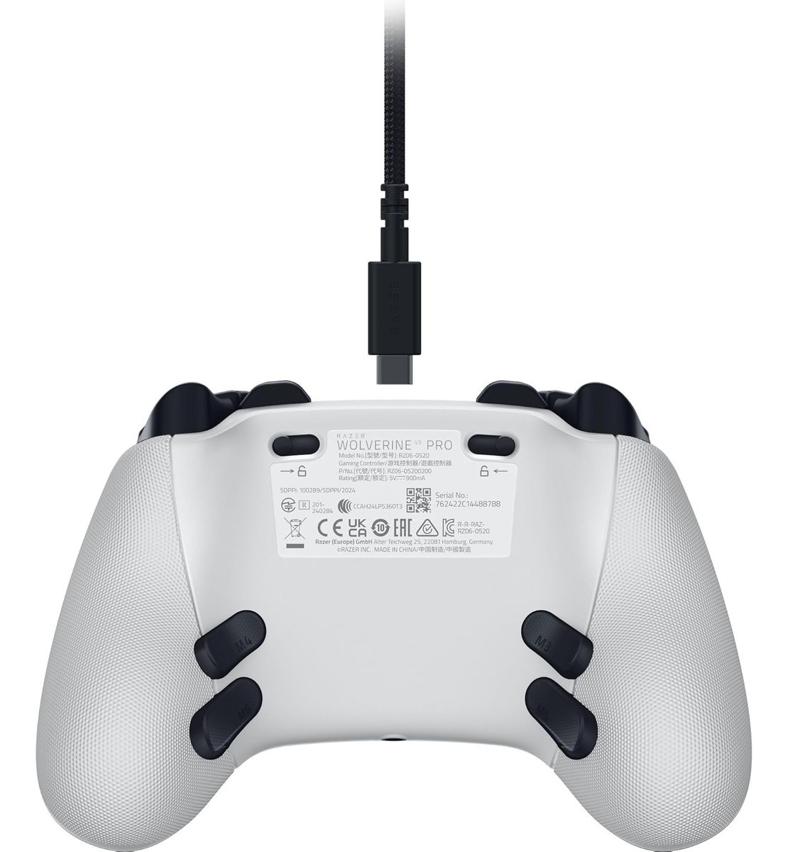 Joystick Razer Wolverine V3 Pro Wireless White Xbox Pc Esports Trigger Lock Hall Effect Shifters Macros