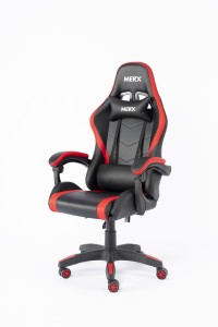 SILLA GAMER MERX AKAONI AK-100 NEGRA Y ROJA