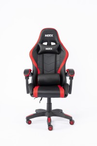 SILLA GAMER MERX AKAONI AK-100 NEGRA Y ROJA