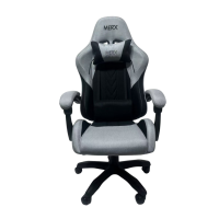 SILLA GAMER MERX FUTATSU FT-300 GRIS Y NEGRA TELA