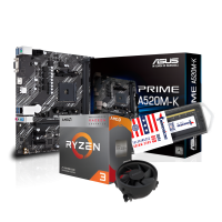 Combo Actualización AMD Ryzen 3 3200g + A520m-k +8gb Ram (1x8)