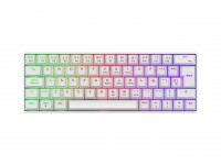 TECLADO MECANICO GAMER SOLARMAX ESPAÑOL USB BLANCO SWITCH RED ANTI GHOSTING