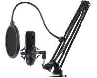 KIT MICROFONO GAMER STREAMING SHENLONG SM-ARM909 CON BRAZO SOPORTE Y ANTIPOP PODCAST