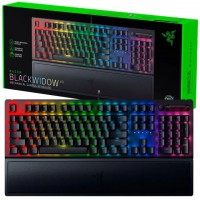 TECLADO RAZER BLACKWIDOW V3 BLACK ESPAÑOL SWITCHS YELLOW LINEAR AND SILENT