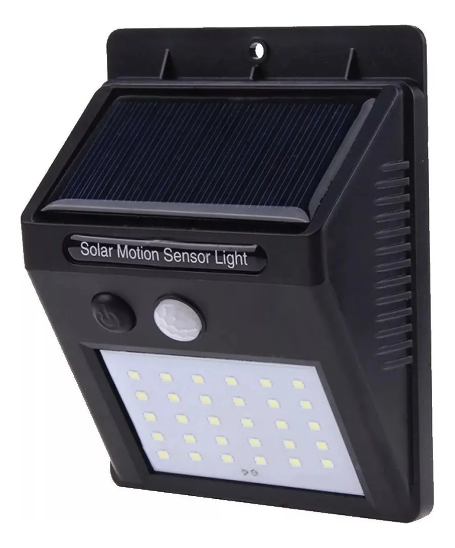 Panel Reflector Solar 30 Led 6w Ip 65 Para Exterior Fijo Blanco Frío