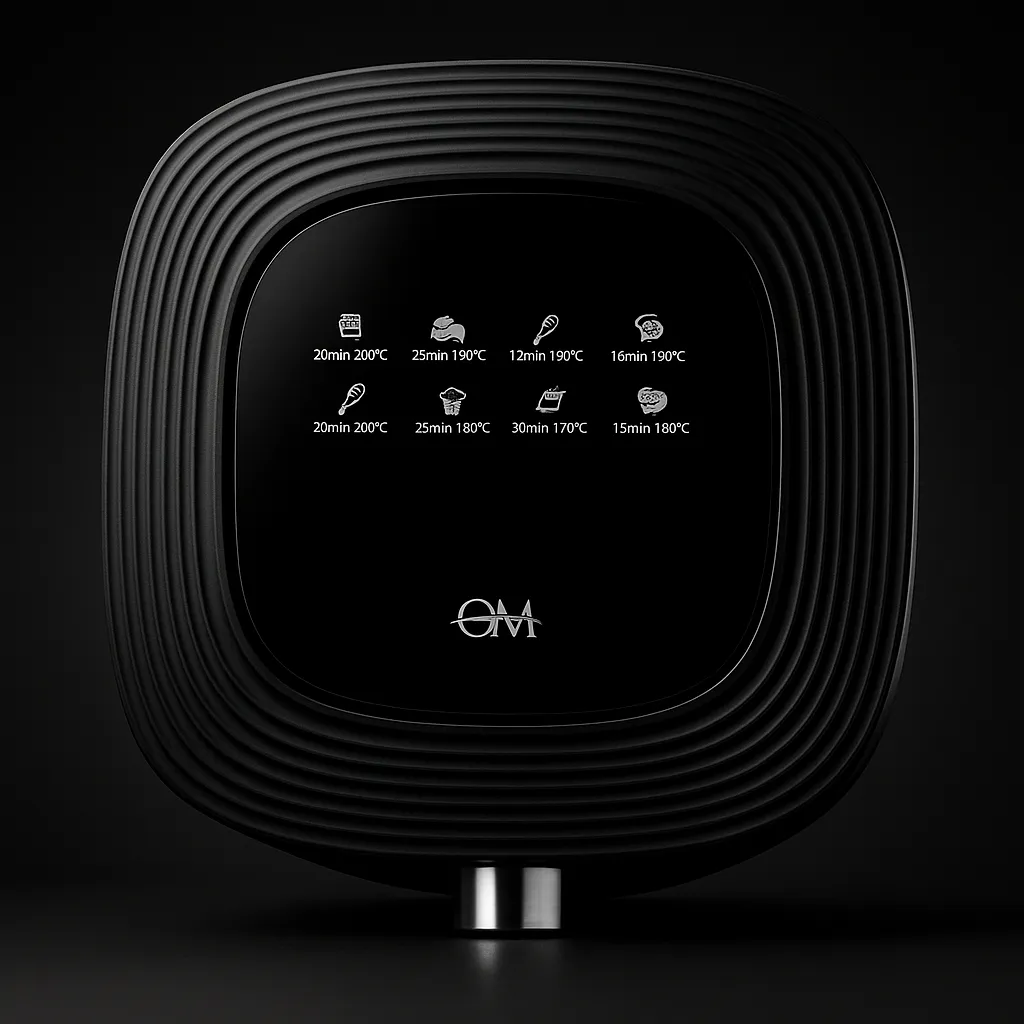 Freidora De Aire Con Visor 1700w 6lts Om Antiadherente