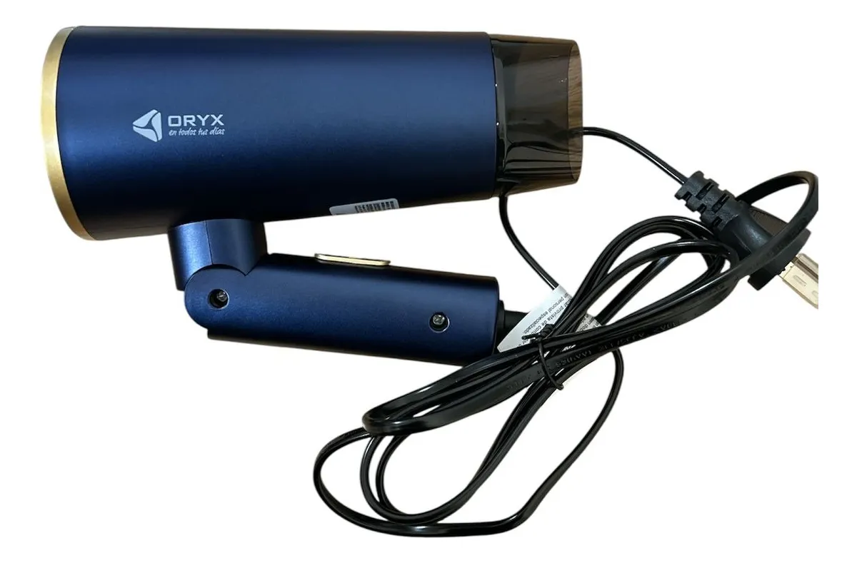 Secador De Pelo Cabello Plegable Portátil 1800w Frío Calor 2 Velocidades