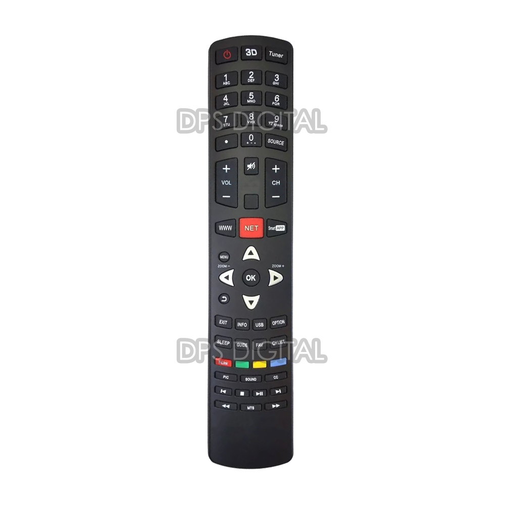 (LCD-380) Control Remoto TV TCL Hitachi JVC Pioneer Sanyo Noblex Philco