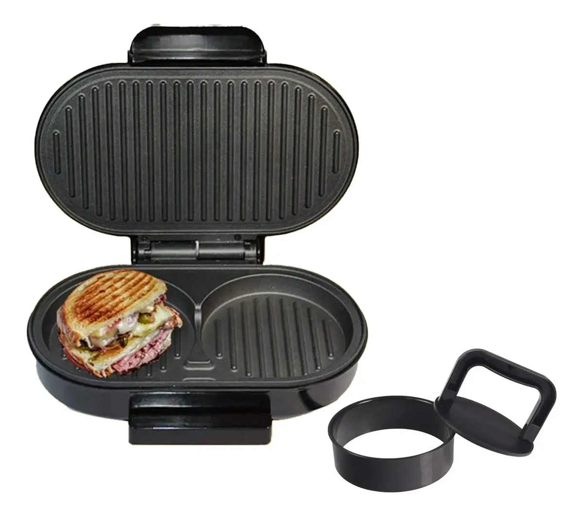 Maquina De Hamburguesas Sandwichera Con Molde Oryx 750w