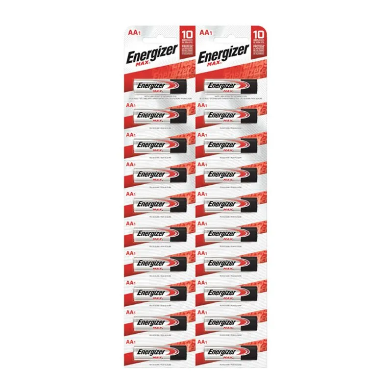 Pila Alcalina AA Energizer 1,5v x Unidad