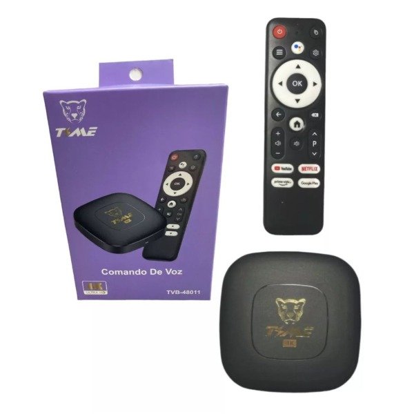 Tv Box Convertidor De Led A Smart Tv 4K Ultra Slim Con Comando De Voz