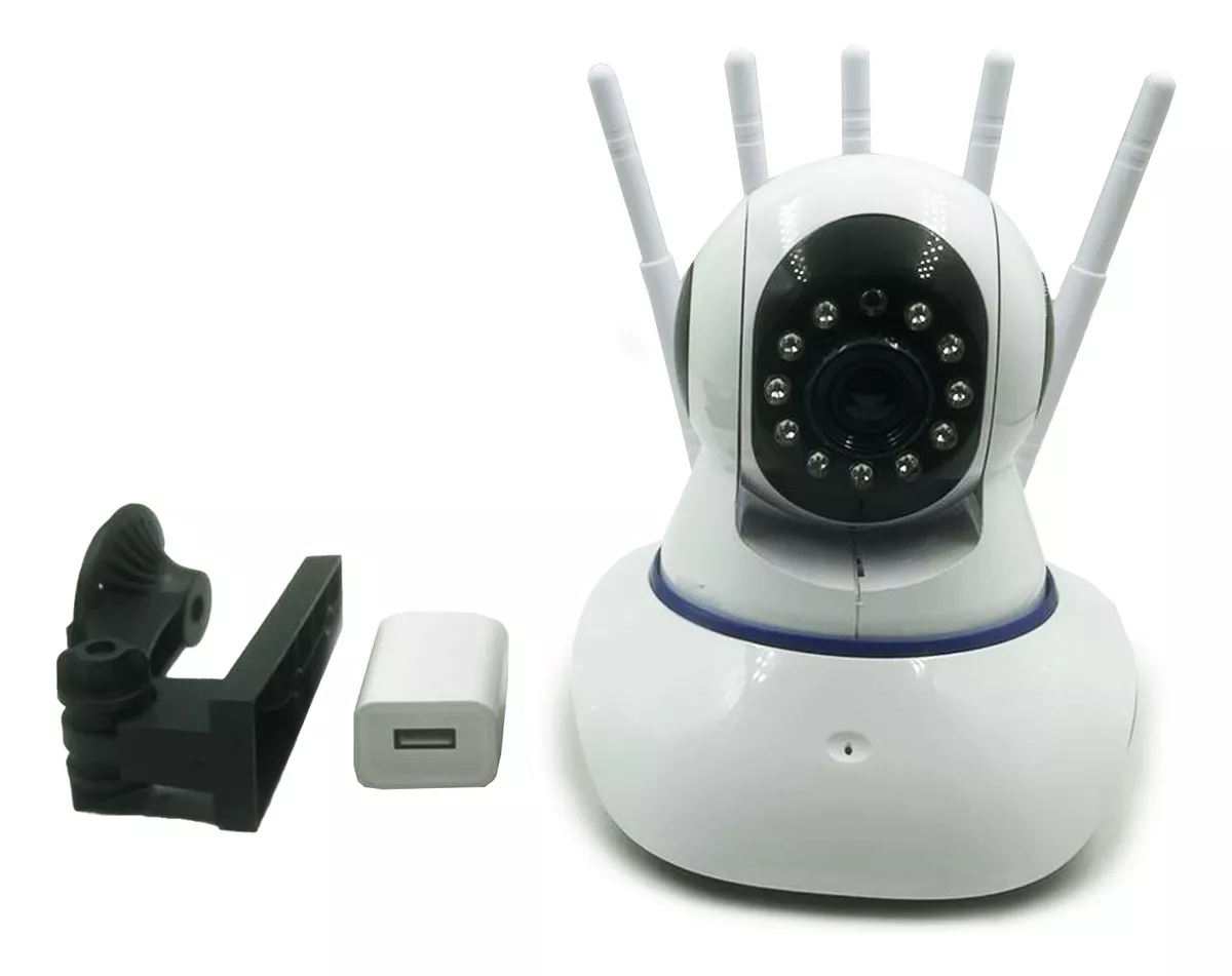 Camara De Seguridad Ip Wifi Hd Con Movimiento Graba Audio