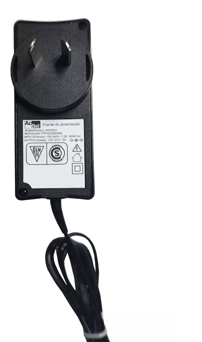 Fuente Switching Cargador 12v 3a Amp Cctv Tira Led Modem Camaras