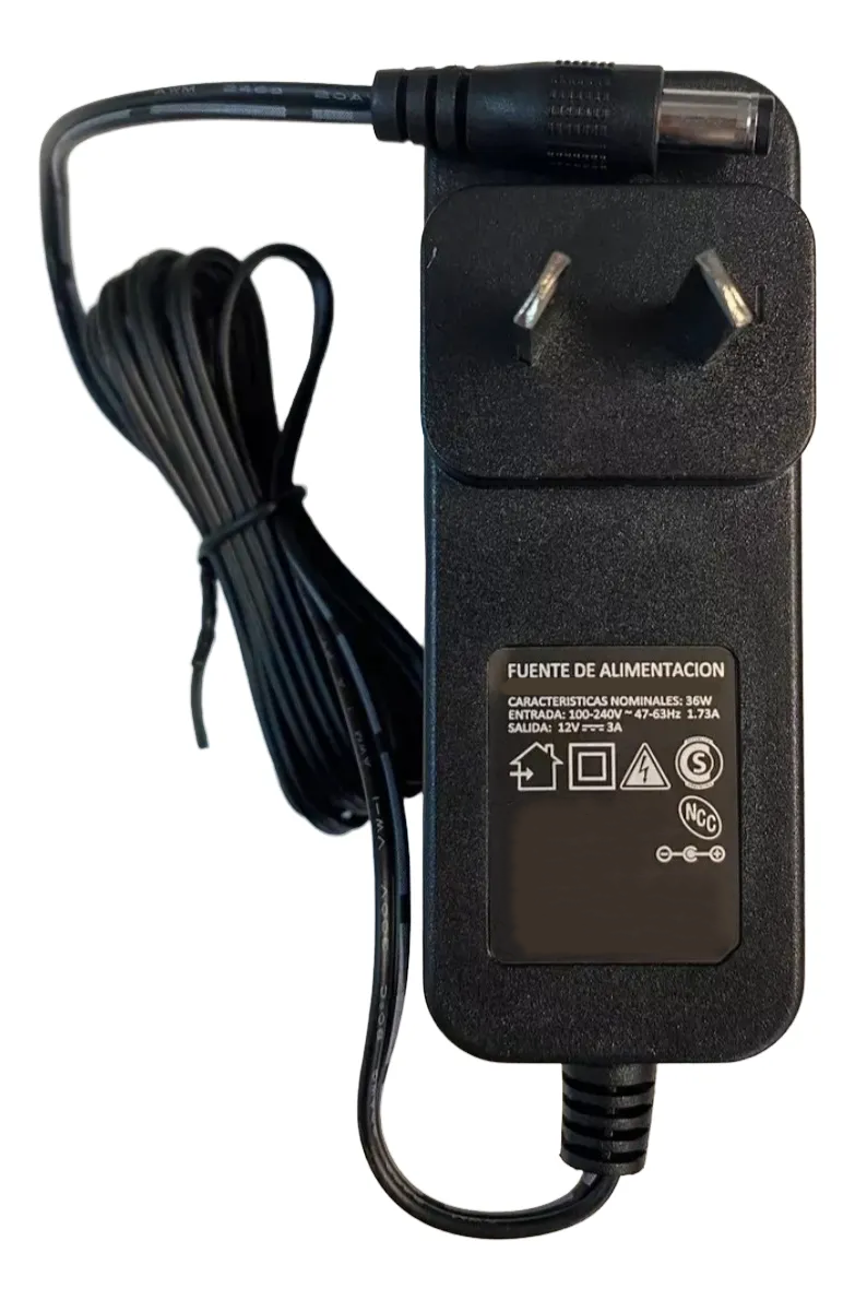 Fuente Switching Cargador 12v 3a Amp Cctv Tira Led Modem Camaras