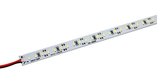 Perfil Aluminio Bajo Mesada Led 12v 1m Alta Potencia Blanco Calido