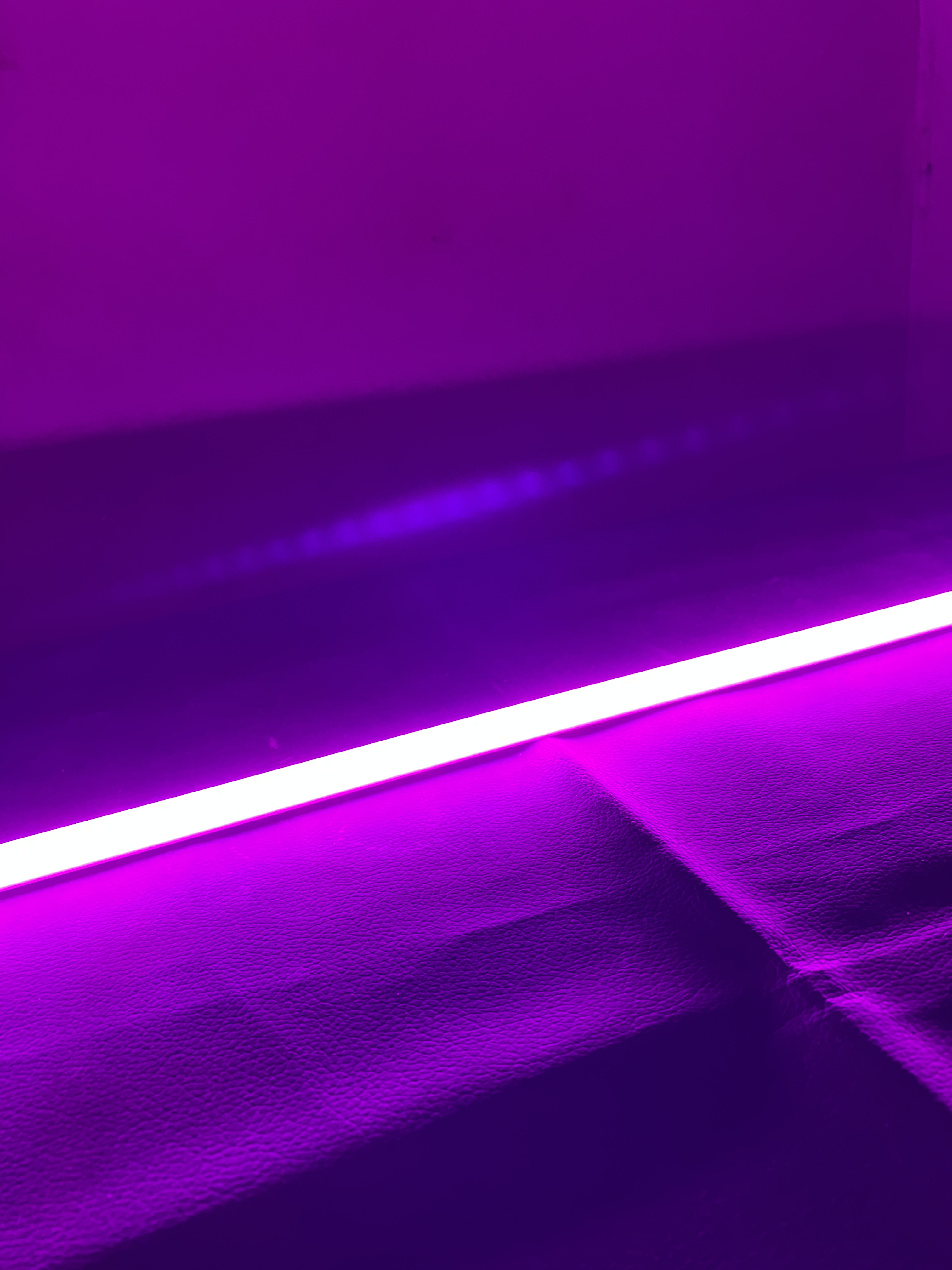 Tira Rígida 72 Leds 1 Metro Con Perfil Aluminio 220 V Rosa