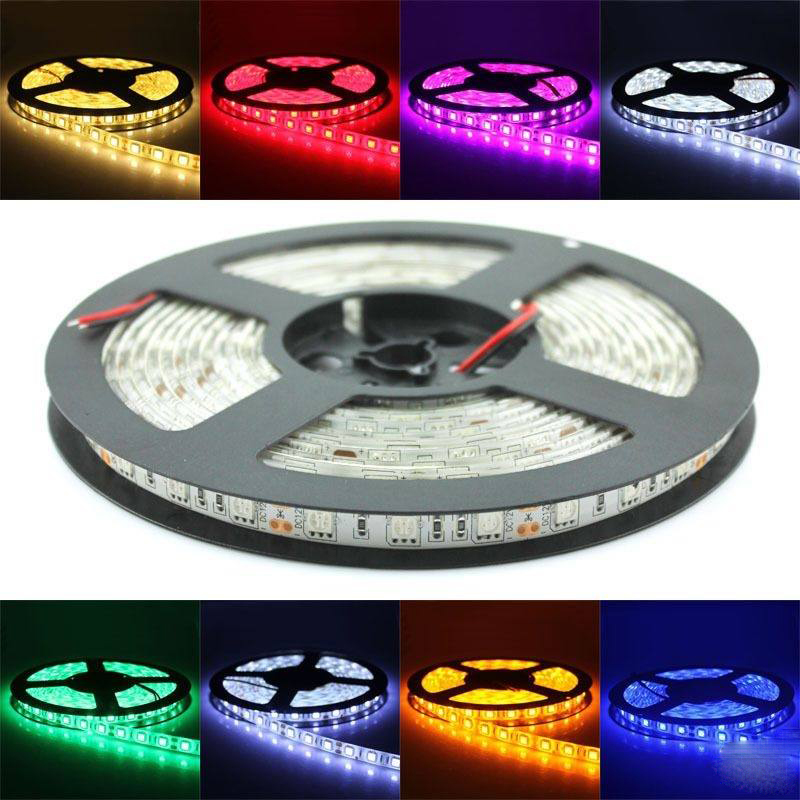 Tira LED 5050 12V Para Exterior IP65 5m Color Rosa