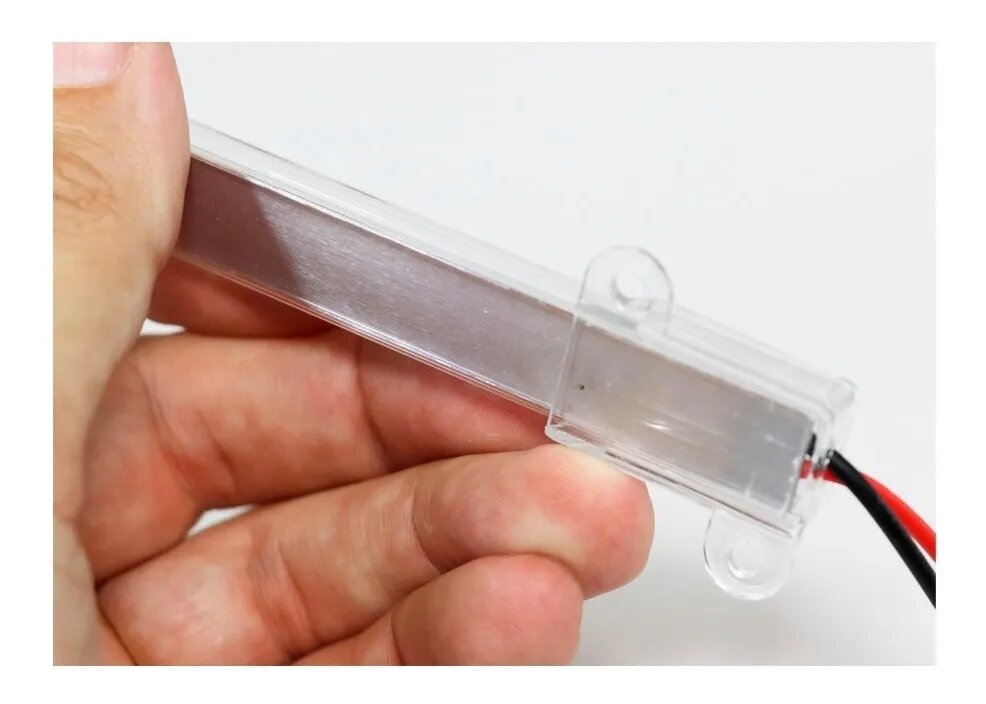 Tira Rígida 72 Leds 1 Metro Con Perfil Aluminio 220 V Verde