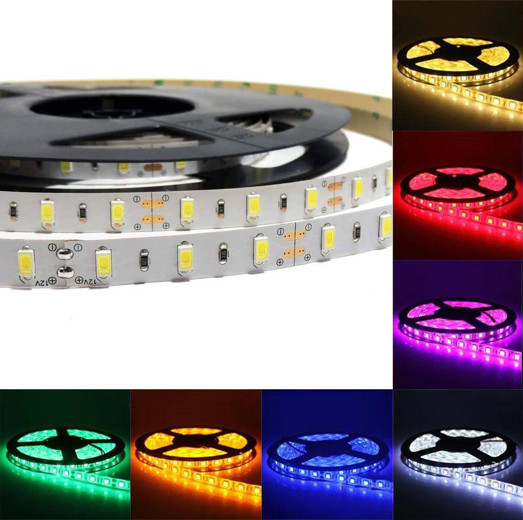 Tira LED 3528/2835 12V Para Interior IP20 5m Color Rojo