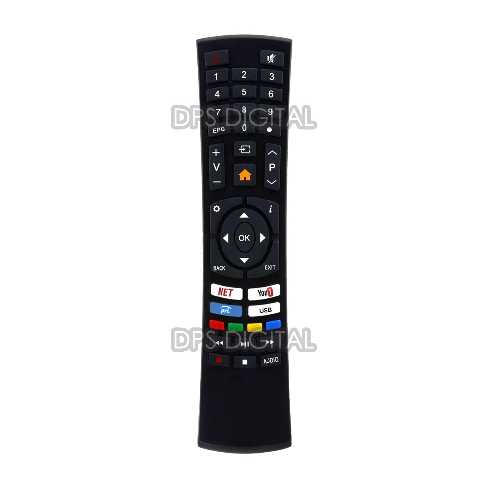(LCD-596) Control Remoto Smarttv Para Kanji Crown Mustang Caixun Kodak