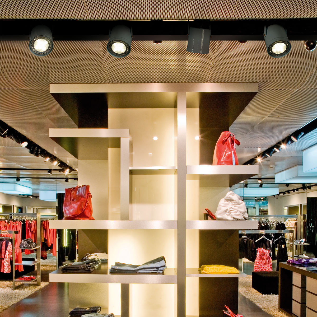 Cabezal Cilindro Chapa AR111 Apto LED Riel Local Color Blanco