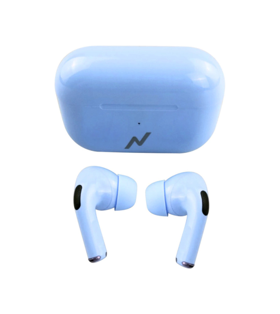 Auriculares Inalámbricos Bluetooth Noga Twins 14 Celestes